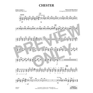 Chester (arr. Michael Sweeney) - Percussion 1