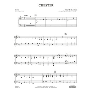 Chester (arr. Michael Sweeney) - Piano