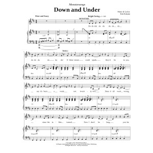 Down And Under (from Monstersongs)