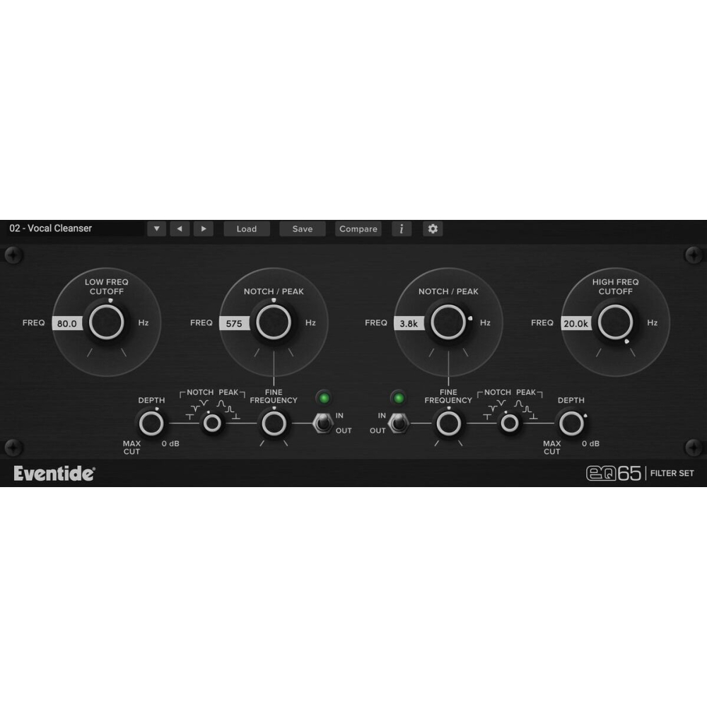 Eventide EQ65 Filter Set