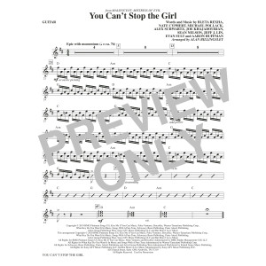 You Can't Stop The Girl (from Maleficent: Mistress of Evil) (arr. Alan Billingsley) - Guitar