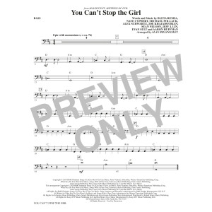 You Can't Stop The Girl (from Maleficent: Mistress of Evil) (arr. Alan Billingsley) - Bass
