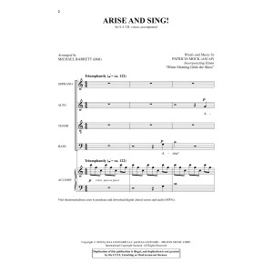 Arise And Sing (arr. Michael Barrett)
