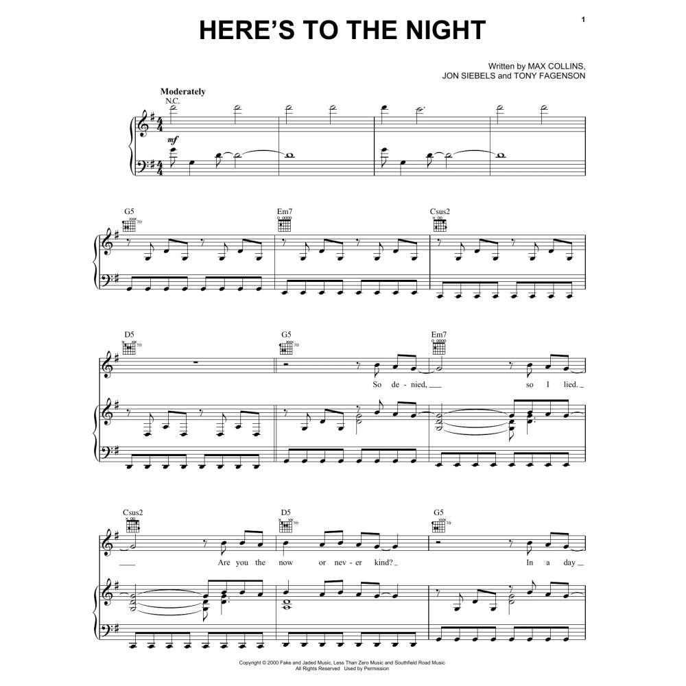 Here's To The Night