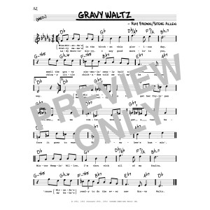 Gravy Waltz (High Voice)