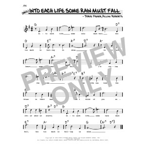 Into Each Life Some Rain Must Fall (High Voice)