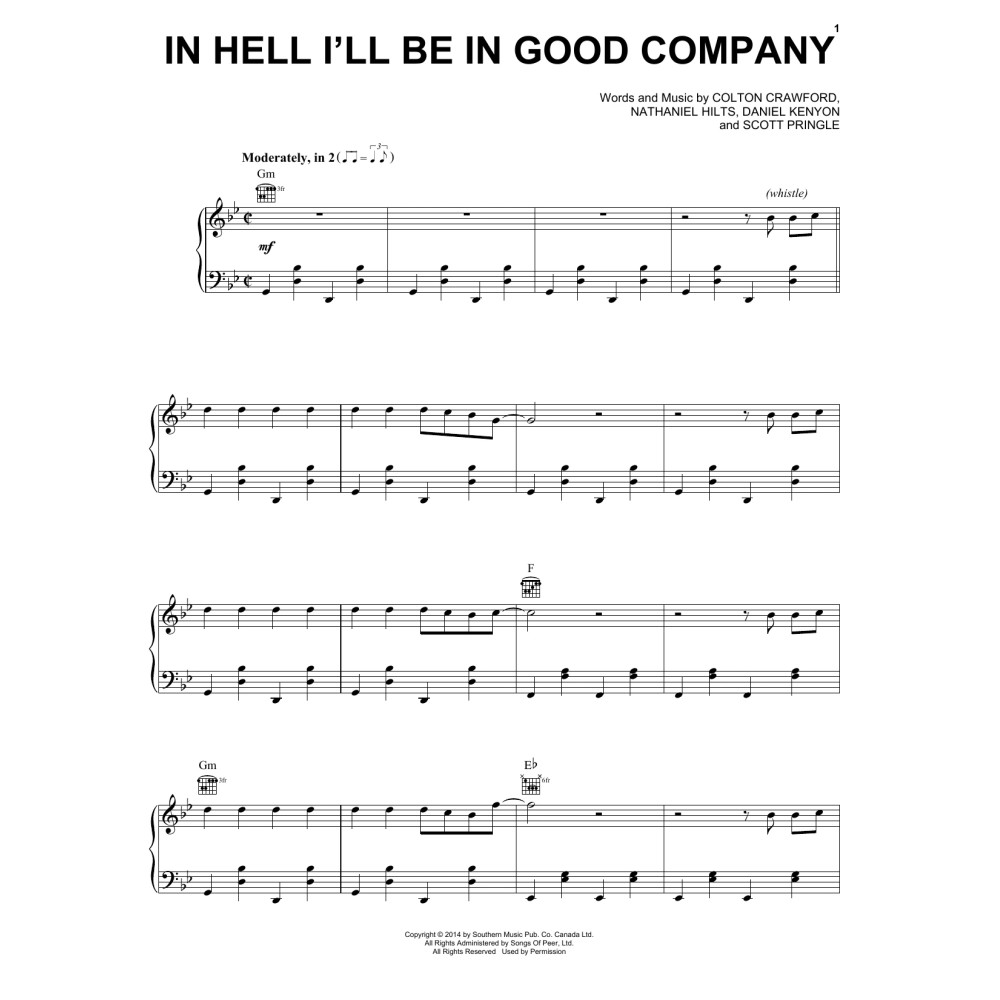 In Hell I'll Be In Good Company