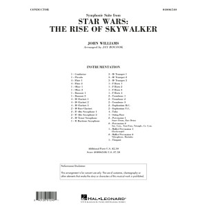 Symphonic Suite from Star Wars: The Rise of Skywalker (arr. Bocook) - Conductor Score (Full Score)