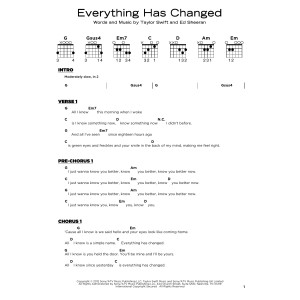 Everything Has Changed (feat. Ed Sheeran)