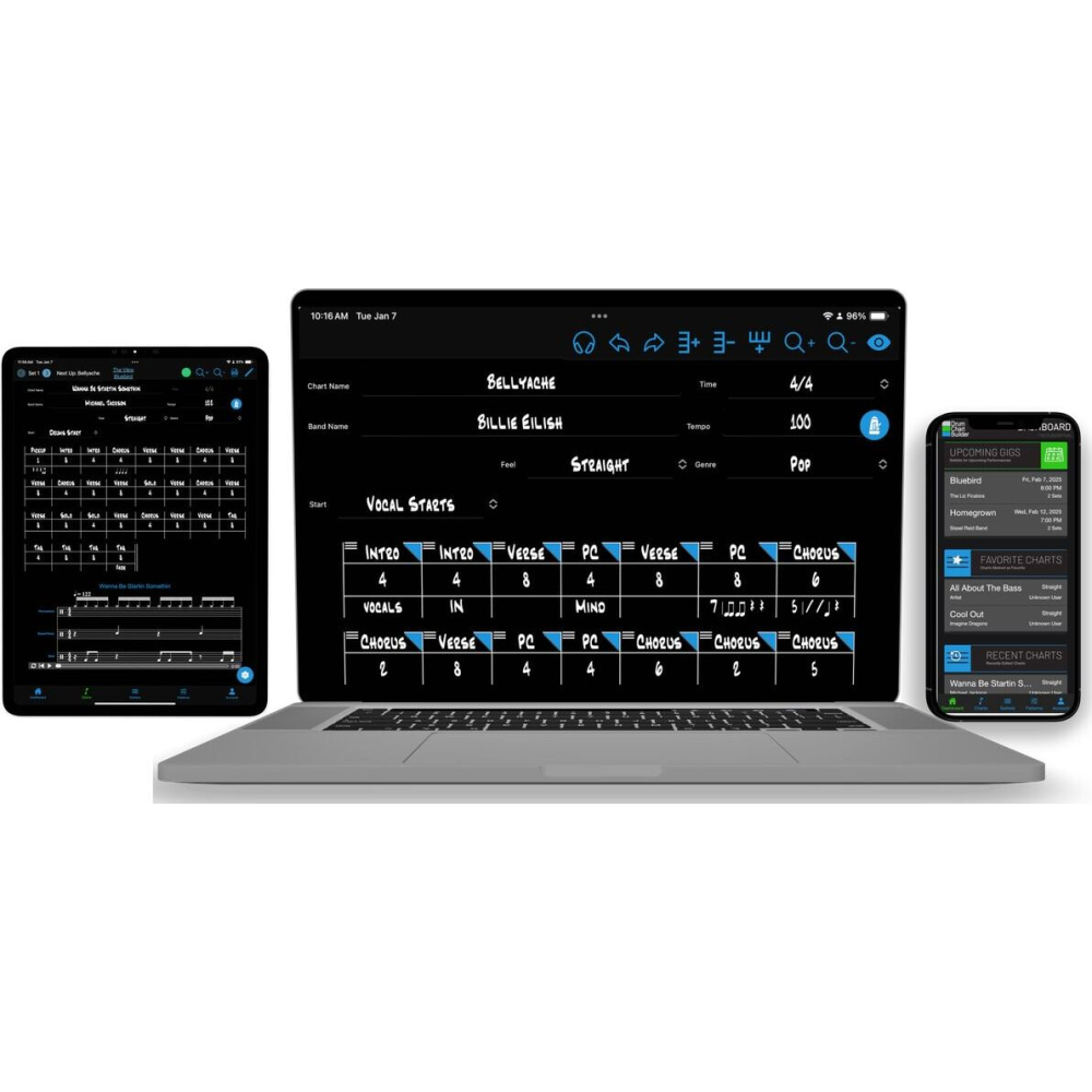 Subscriptions Drum Chart Builder 1 an de souscription