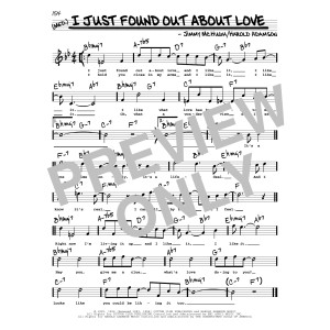 I Just Found Out About Love (High Voice)