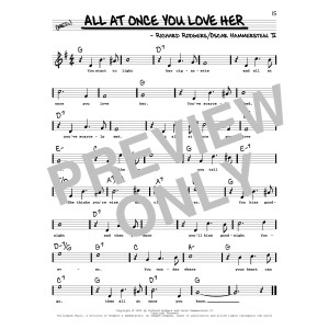 All At Once You Love Her (High Voice)