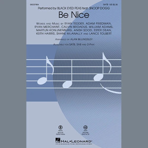 Be Nice (feat. Snoop Dogg) (arr. Alan Billingsley) - Synthesizer & Bass