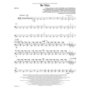 Be Nice (feat. Snoop Dogg) (arr. Alan Billingsley) - Drums