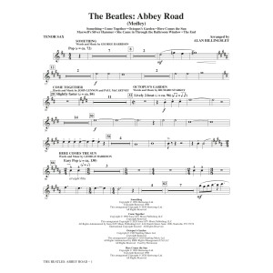 The Beatles: Abbey Road (Medley) (arr. Alan Billingsley) - Tenor Saxophone