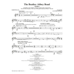 The Beatles: Abbey Road (Medley) (arr. Alan Billingsley) - Baritone Sax