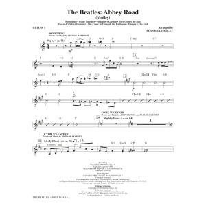 The Beatles: Abbey Road (Medley) (arr. Alan Billingsley) - Guitar 1