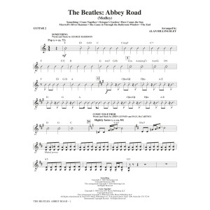 The Beatles: Abbey Road (Medley) (arr. Alan Billingsley) - Guitar 2
