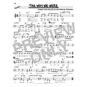 The Way We Were (High Voice)