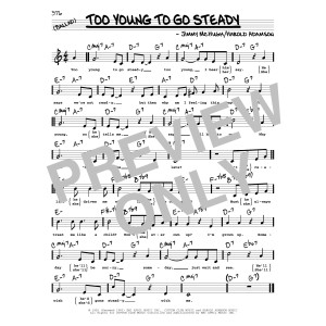 Too Young To Go Steady (High Voice)
