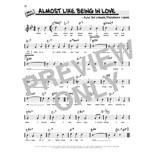 Almost Like Being In Love (High Voice) (from Brigadoon)