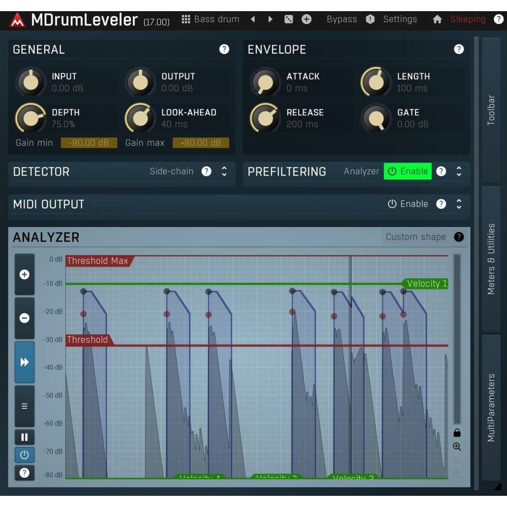 Melda Production MDrumLeveler