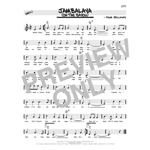 Jambalaya (On The Bayou) (High Voice)