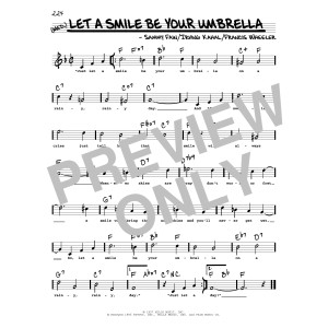 Let A Smile Be Your Umbrella (High Voice)