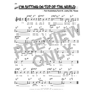 I'm Sitting On Top Of The World (High Voice) (from The Jolson Story)