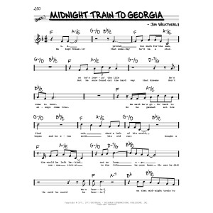 Midnight Train To Georgia (High Voice)
