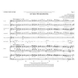 A Call to Alleluia (Consort) - Full Score