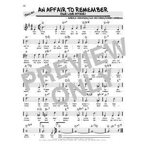 An Affair To Remember (Our Love Affair) (High Voice) (from An Affair To Remember)
