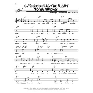 Ev'rybody Has The Right To Be Wrong! (High Voice)