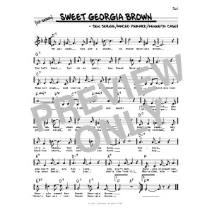 Sweet Georgia Brown (High Voice)