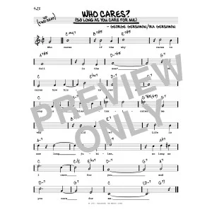 Who Cares? (So Long As You Care For Me) (High Voice)