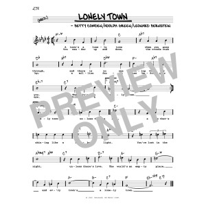 Lonely Town (High Voice) (from On The Town)
