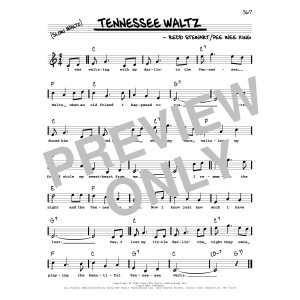 Tennessee Waltz (High Voice)