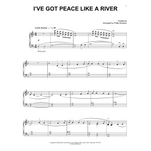 I've Got Peace Like A River (arr. Phillip Keveren)
