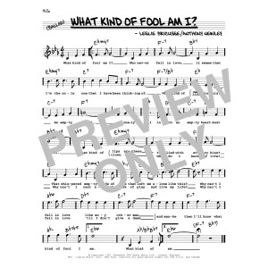 What Kind Of Fool Am I? (High Voice) (from Stop The World - I Want To Get Off)