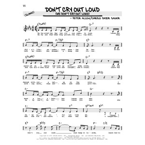 Don't Cry Out Loud (We Don't Cry Out Loud) (High Voice) (from The Boy From Oz)