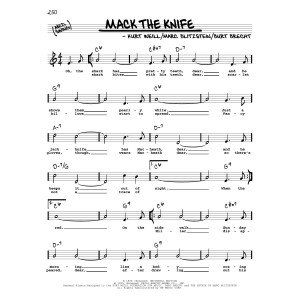 Mack The Knife (High Voice)