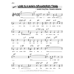 Love Is A Many-Splendored Thing (High Voice)