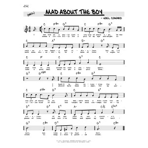 Mad About The Boy (High Voice)