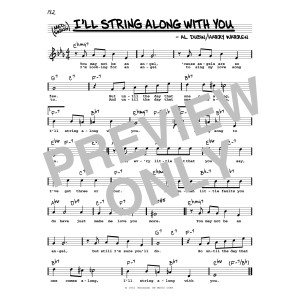 I'll String Along With You (High Voice)
