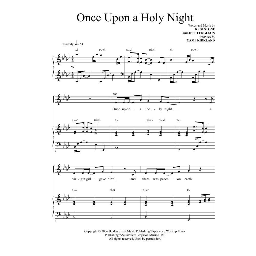 Once Upon A Holy Night (arr. Camp Kirkland)