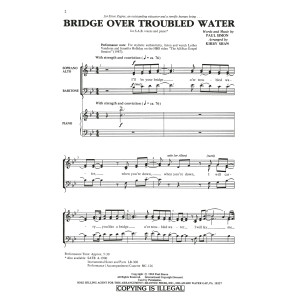 Bridge Over Troubled Water (arr. Kirby Shaw)