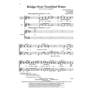 Bridge Over Troubled Water (arr. Kirby Shaw)