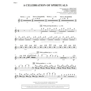A Celebration of Spirituals - Flute 1