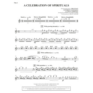 A Celebration of Spirituals - Flute 2