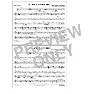 U Can't Touch This (arr. Paul Murtha) - 2nd Bb Trumpet